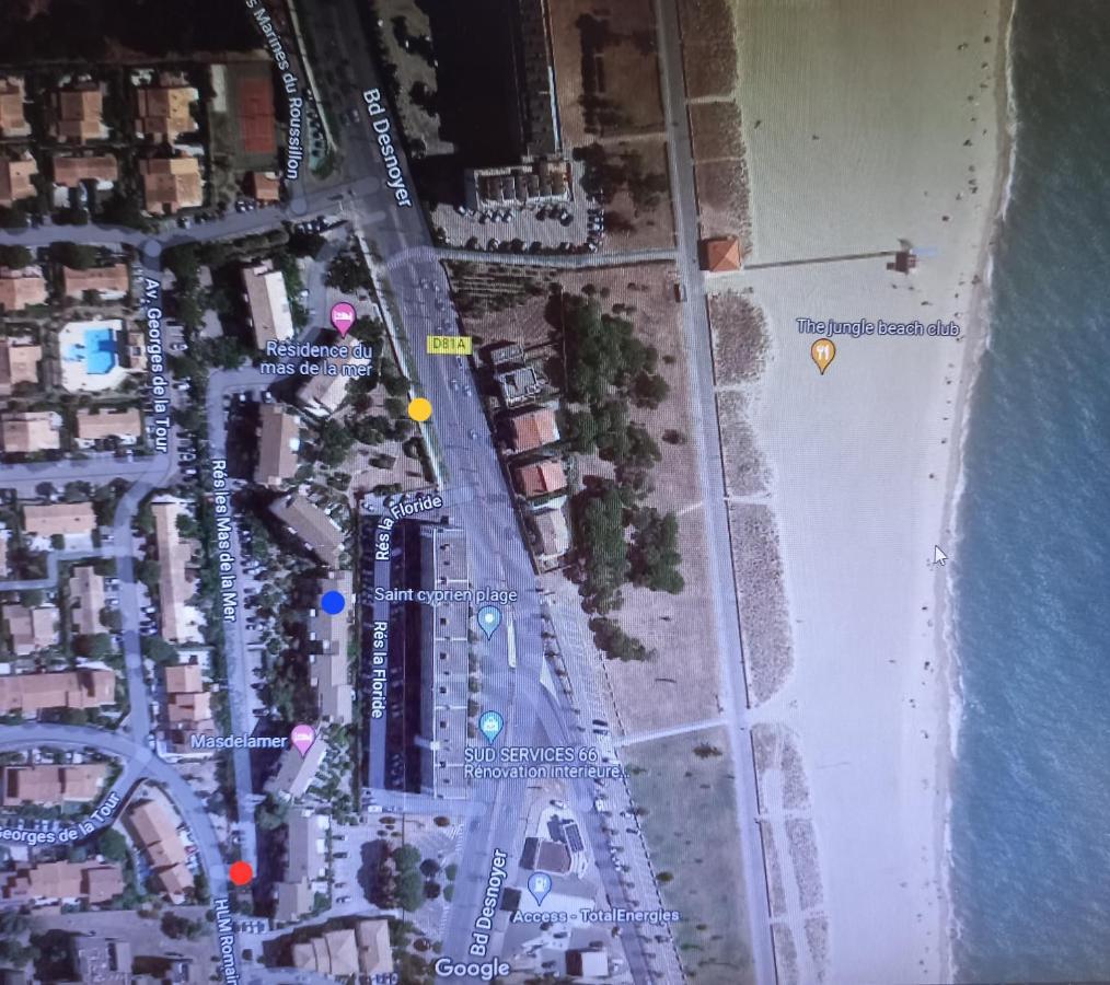 Appartement Saint Cyprien Plage Residence Les Mas De La Mer Luaran gambar